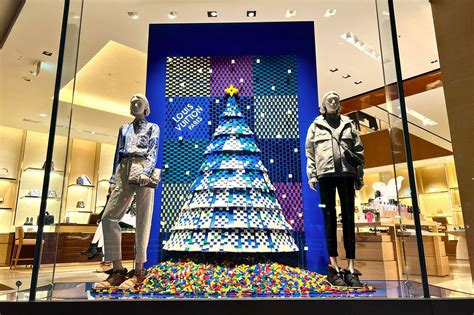 Louis Vuitton Holiday Display Made Out of LEGOs.